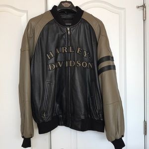 Harley Davidson Man Leather Motor Jacket size 2XL